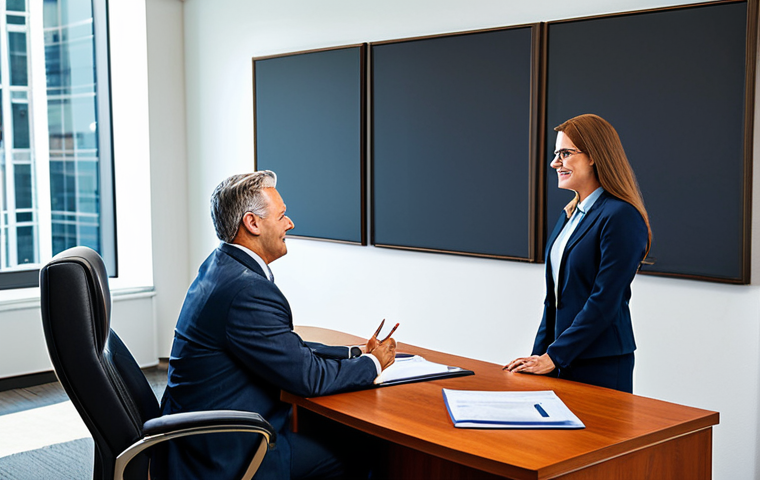 **
"A CFP certified financial planner, fully clothed in professional business attire, advising a client in a modern office setting. The scene emphasizes trust and professionalism. Safe for work, appropriate content, family-friendly, perfect anatomy, correct proportions, well-formed hands, proper finger count, natural pose, high quality."
**